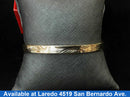 Bangle Bracelet - Yellow Gold 10k (.417) 7.4 grams 8 inch