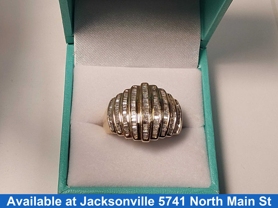Women's Ring - Yellow Gold 14k (.585) 7.5 grams Size 9.5
