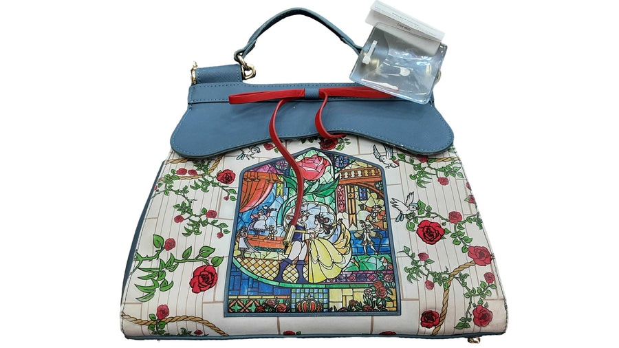 Loungefly Beauty And The Beast Blue Purse / Handbag