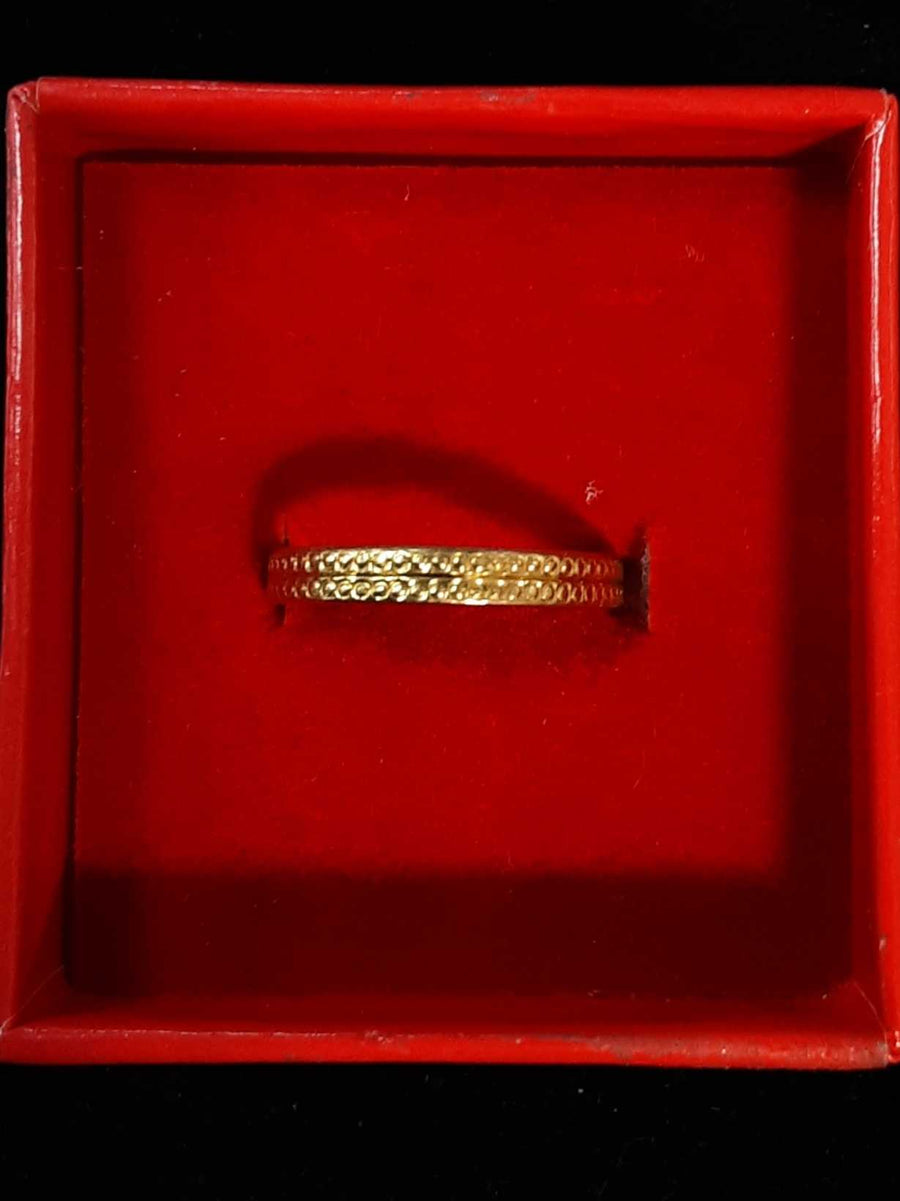 Ring - Wedding Band - Yellow Gold 22k (.917) 2.7 grams Size 7