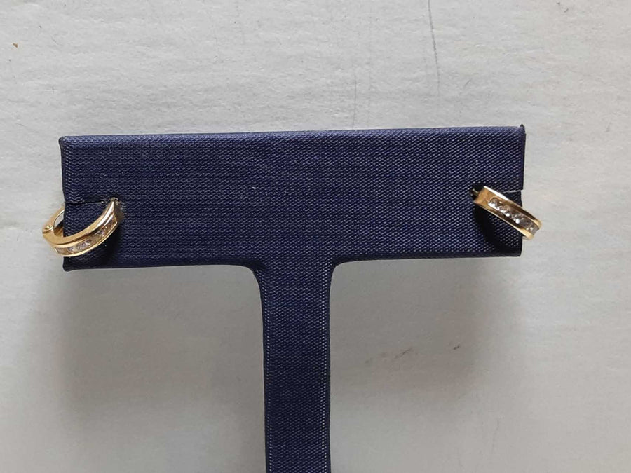 Bangle Earrings - Yellow Gold 10k (.417) 0.6 grams