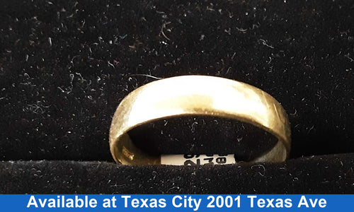 Ring - Wedding Band - Yellow Gold 10k (.417) 2.8 grams Size 9
