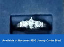 Women's Ring - Solitaire - Platinum 5 grams Size 11