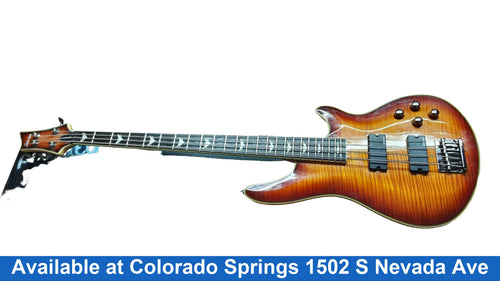 Scxhecter Diamomd Series Gold Electric Bass Guitar