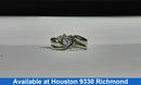 Ring - Engagement Set - White Gold 10k (.417) 5 grams Size 6