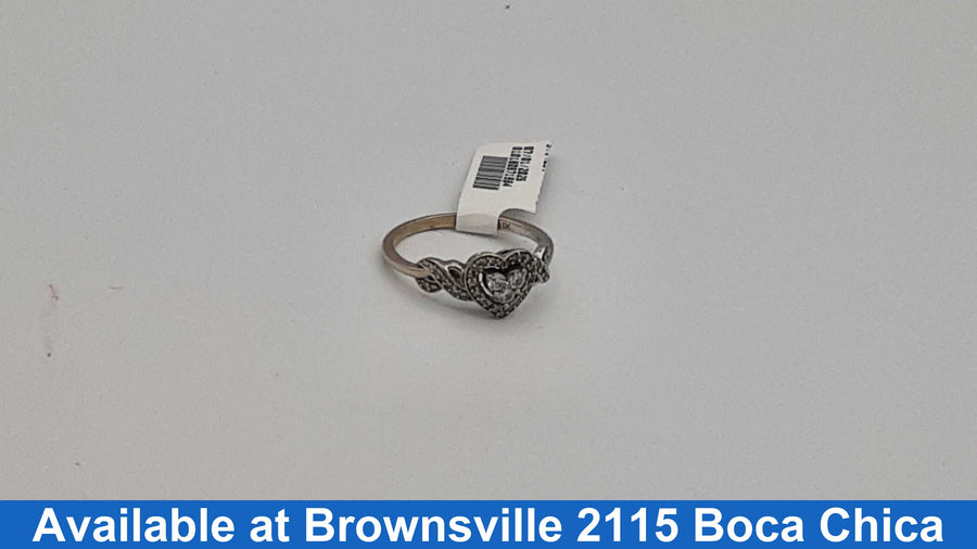 Women's Ring - White Gold 10k (.417) 2.5 grams Size 7
