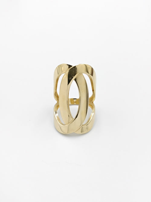 Women's Ring - Yellow Gold 18k (.750) 3.9 grams Size 6.5