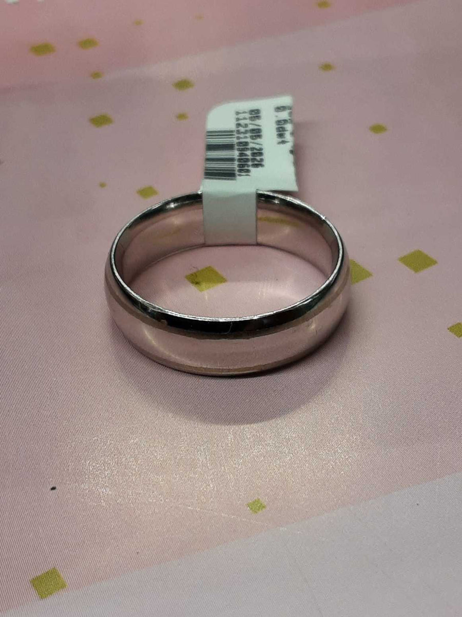 Ring - Wedding Band - White Gold 10k (.417) 6.1 grams Size 9