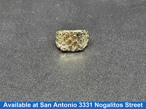 Men's Ring - Yellow Gold 10k (.417) 2.7 grams Size 7.5