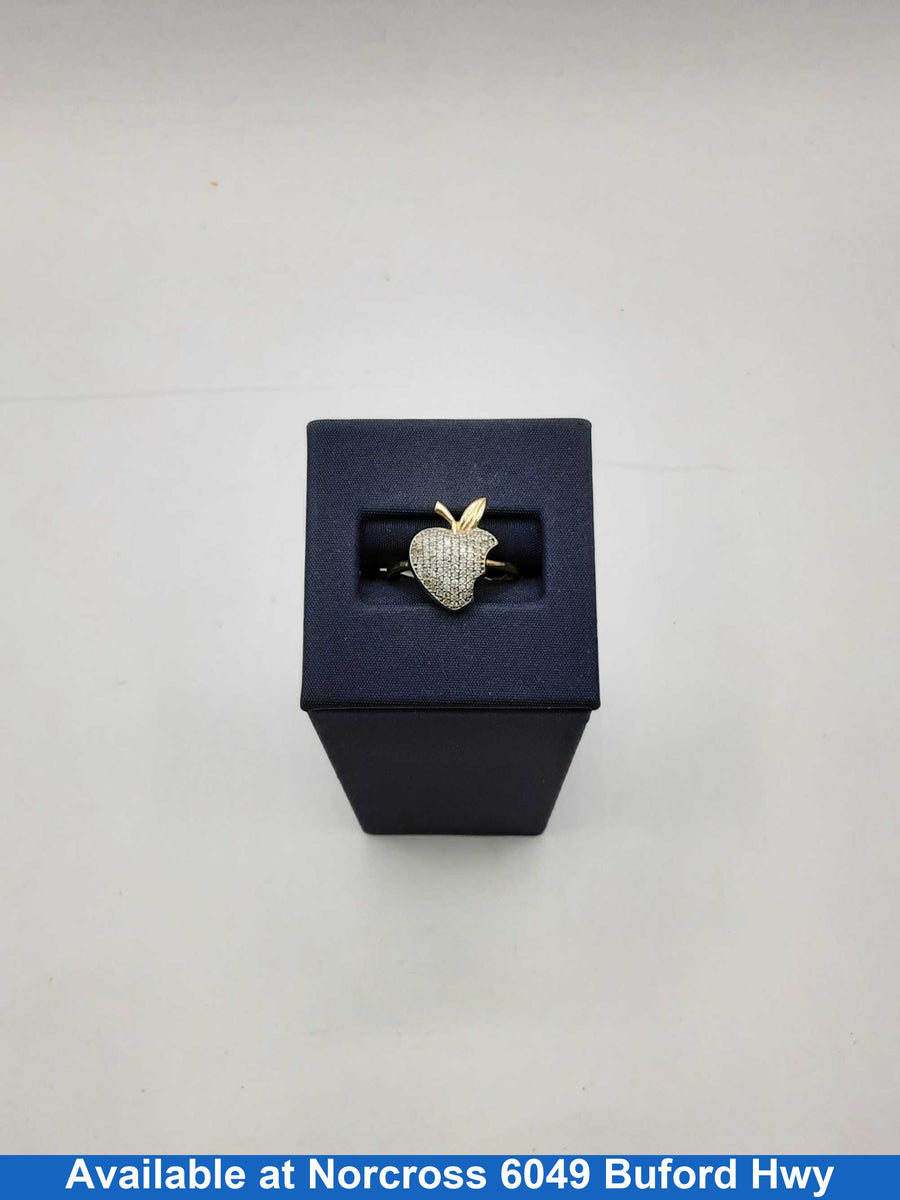 Women's Ring - Yellow Gold 10k (.417) 2.4 grams Size 20