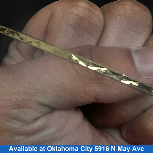 Bangle Bracelet - Yellow Gold 14k (.585) 3.4 grams 6 inch