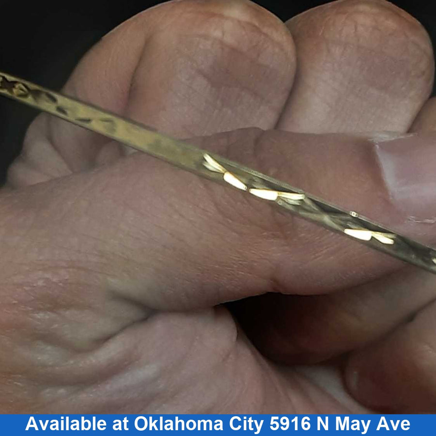 Bangle Bracelet - Yellow Gold 14k (.585) 3.4 grams 6 inch