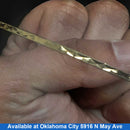 Bangle Bracelet - Yellow Gold 14k (.585) 3.4 grams 6 inch