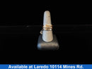 Women's Ring - Yellow Gold 14k (.585) 10.4 grams Size 7
