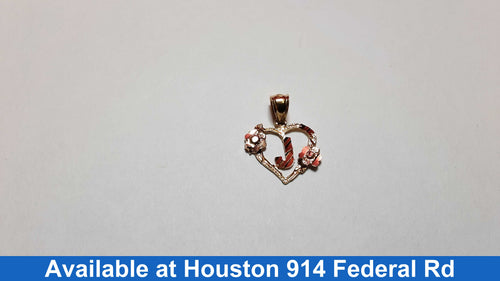 Pendant - Tricolor Gold 10k (.417) 0.9 grams