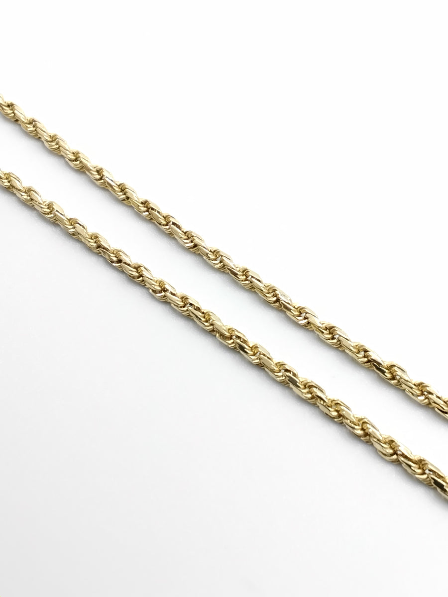 Rope Chain - Yellow Gold 14k (.585) 7.7 grams 18 inch