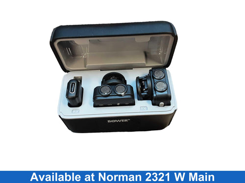 Bower Wa-lapmic2p Black Cordless Microphone
