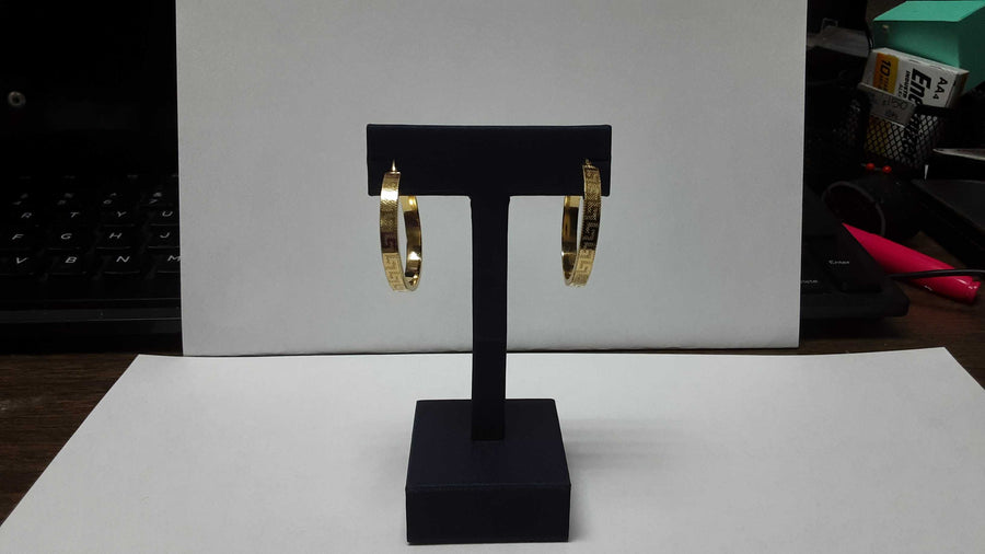 Hoop Earrings - Yellow Gold 14k (.585) 4.2 grams