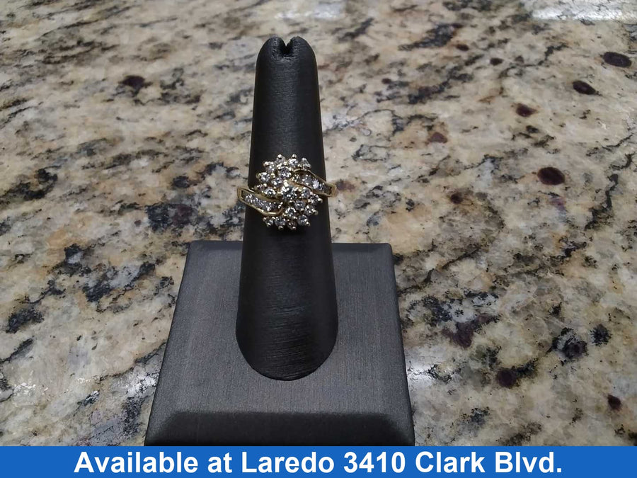 Women's Ring - Yellow Gold 14k (.585) 5.1 grams Size 7