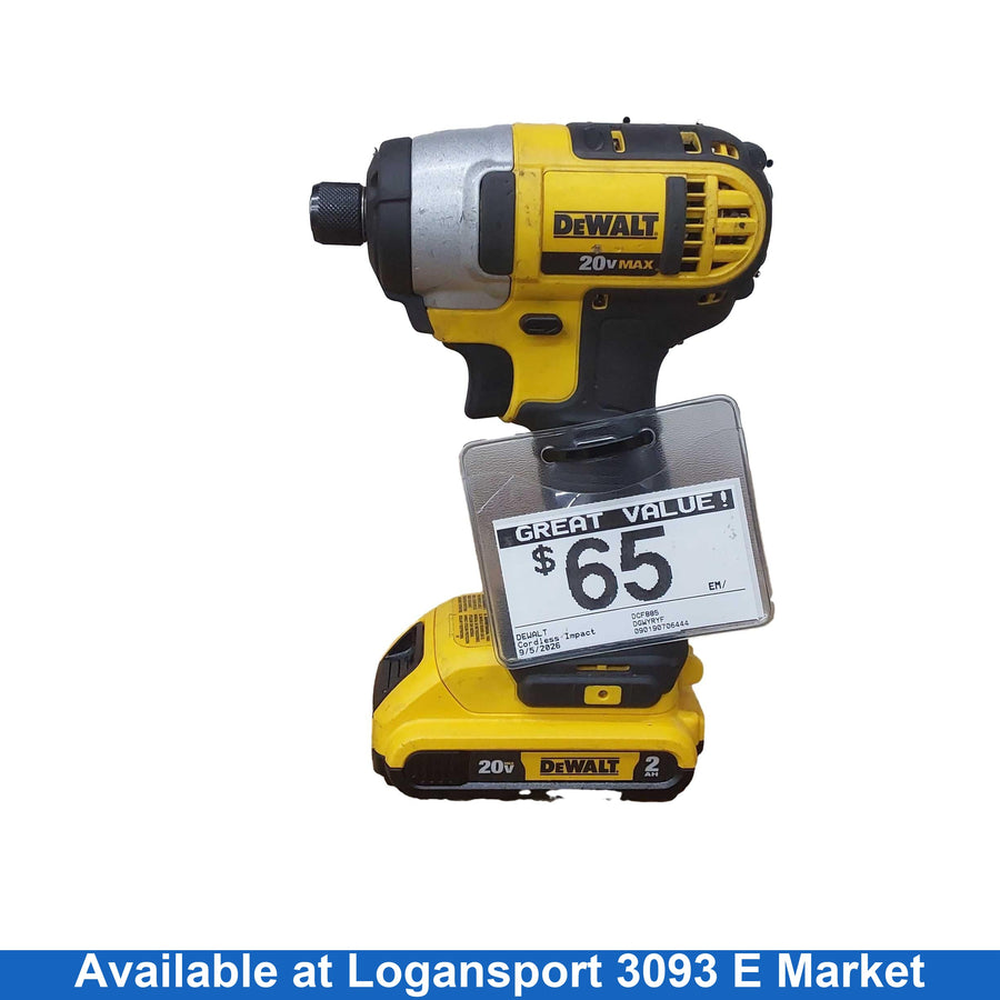 Dewalt Dcf885 Yellow Cordless Impact Drill