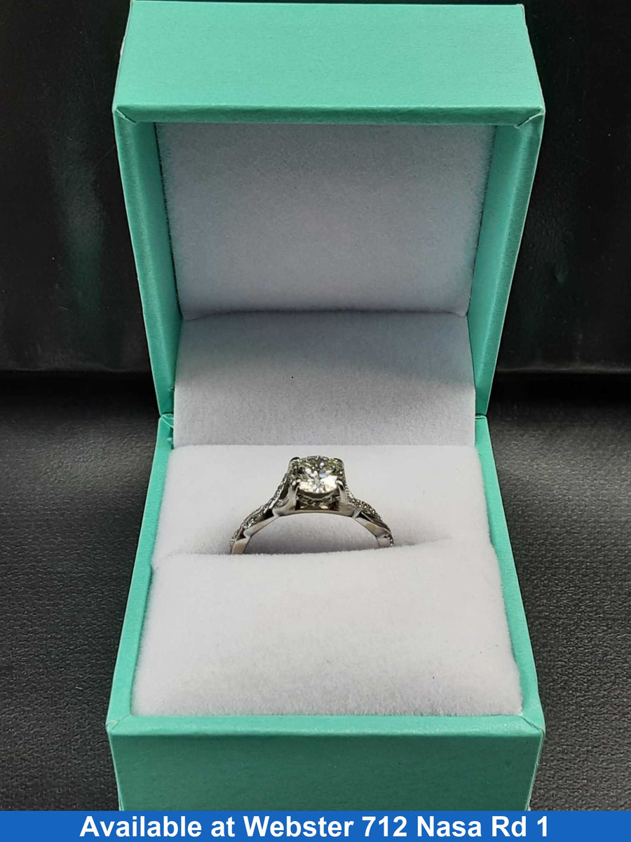 Women's Ring - White Gold 14k (.585) 2.8 grams Size 6.5