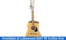 Fender Fa-125 Nat Beige / Tan Electric Classic Guitar