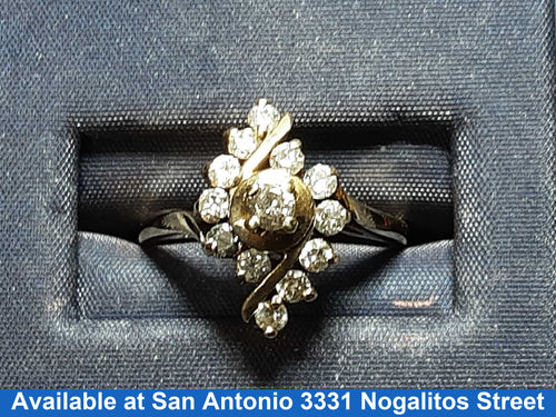 Women's Ring - Yellow Gold 14k (.585) 3.4 grams Size 7