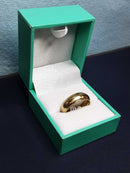 Ring - Wedding Band - Yellow Gold 14k (.585) 7.3 grams Size 9