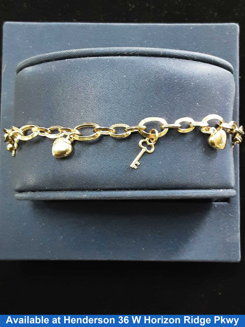 Bead Bracelet - Yellow Gold 18k (.750) 5.6 grams 7 inch