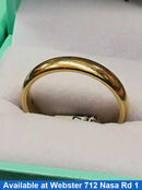 Ring - Wedding Band - Yellow Gold 14k (.585) 5.5 grams Size 10