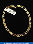 Gucci Bracelet - Tricolor Gold 14k (.585) 8.2 grams 6 inch