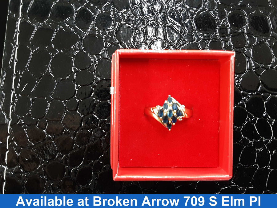 Women's Ring - Yellow Gold 14k (.585) 3.4 grams Size 7