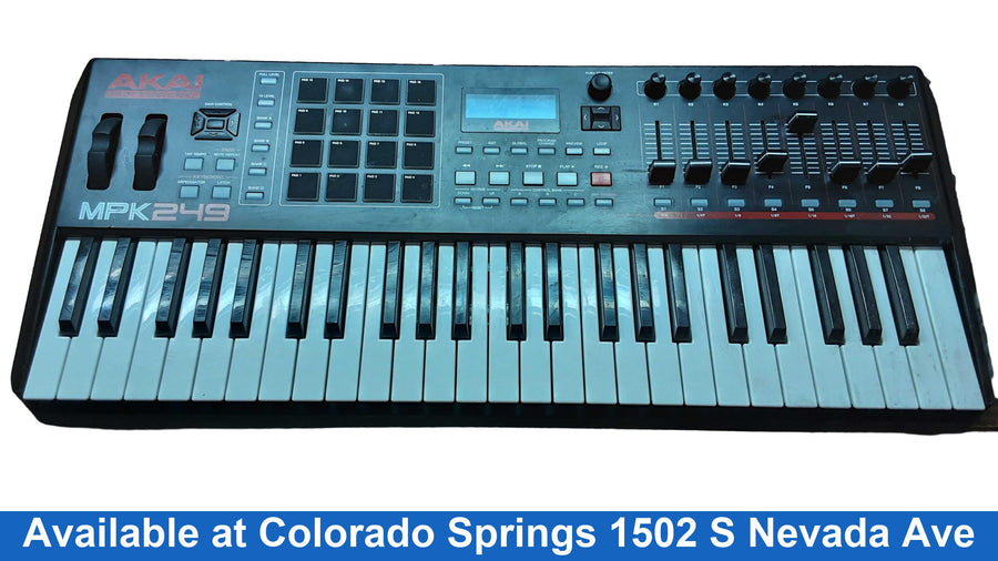 Akai Mpk249 Black Midi Keyboard Controller