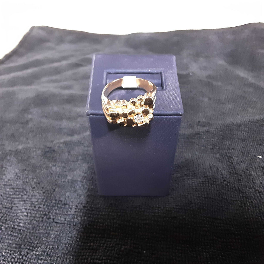 Men's Ring - Yellow Gold 14k (.585) 11.1 grams Size 9