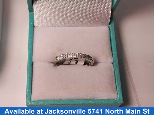 Ring - Wedding Band - White Gold 10k (.417) 1.3 grams Size 7