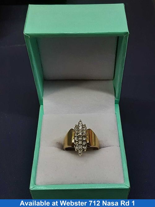 Women's Ring - Yellow Gold 14k (.585) 4 grams Size 6.5