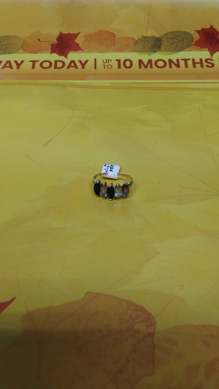 Women's Ring - Yellow Gold 14k (.585) 3.3 grams Size 9