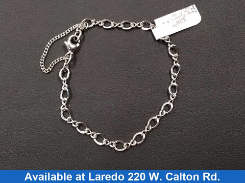 Bracelet - Silver 5.2 grams 6 inch