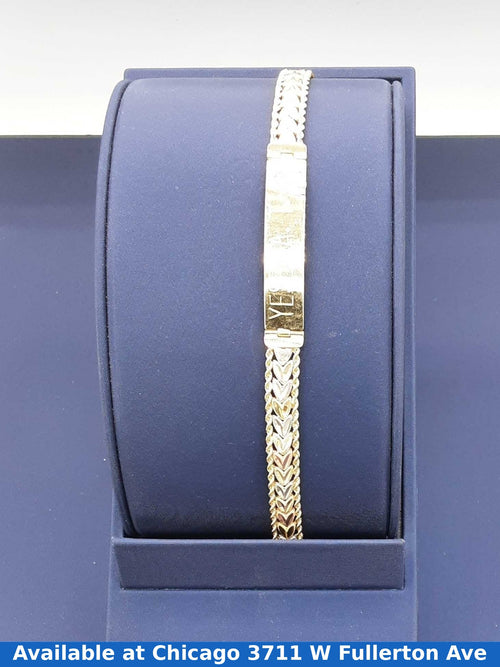 ID Bracelet - White Gold 14k (.585) 14.3 grams 6 inch