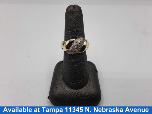 Women's Ring - Yellow Gold 10k (.417) 2.8 grams Size 8