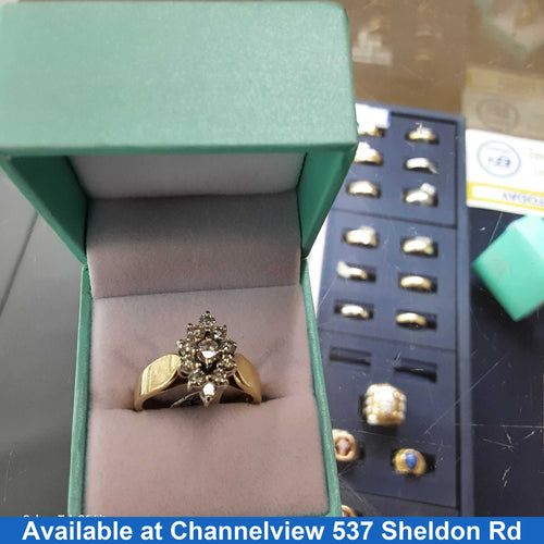 Women's Ring - Yellow Gold 14k (.585) 7.9 grams Size 9.5