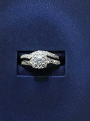 Ring - Engagement Set - White Gold 14k (.585) 5.6 grams Size 7