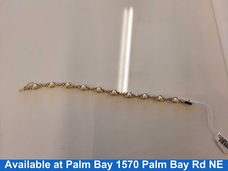 Tennis Bracelet - Yellow Gold 14k (.585) 8.1 grams 7 inch
