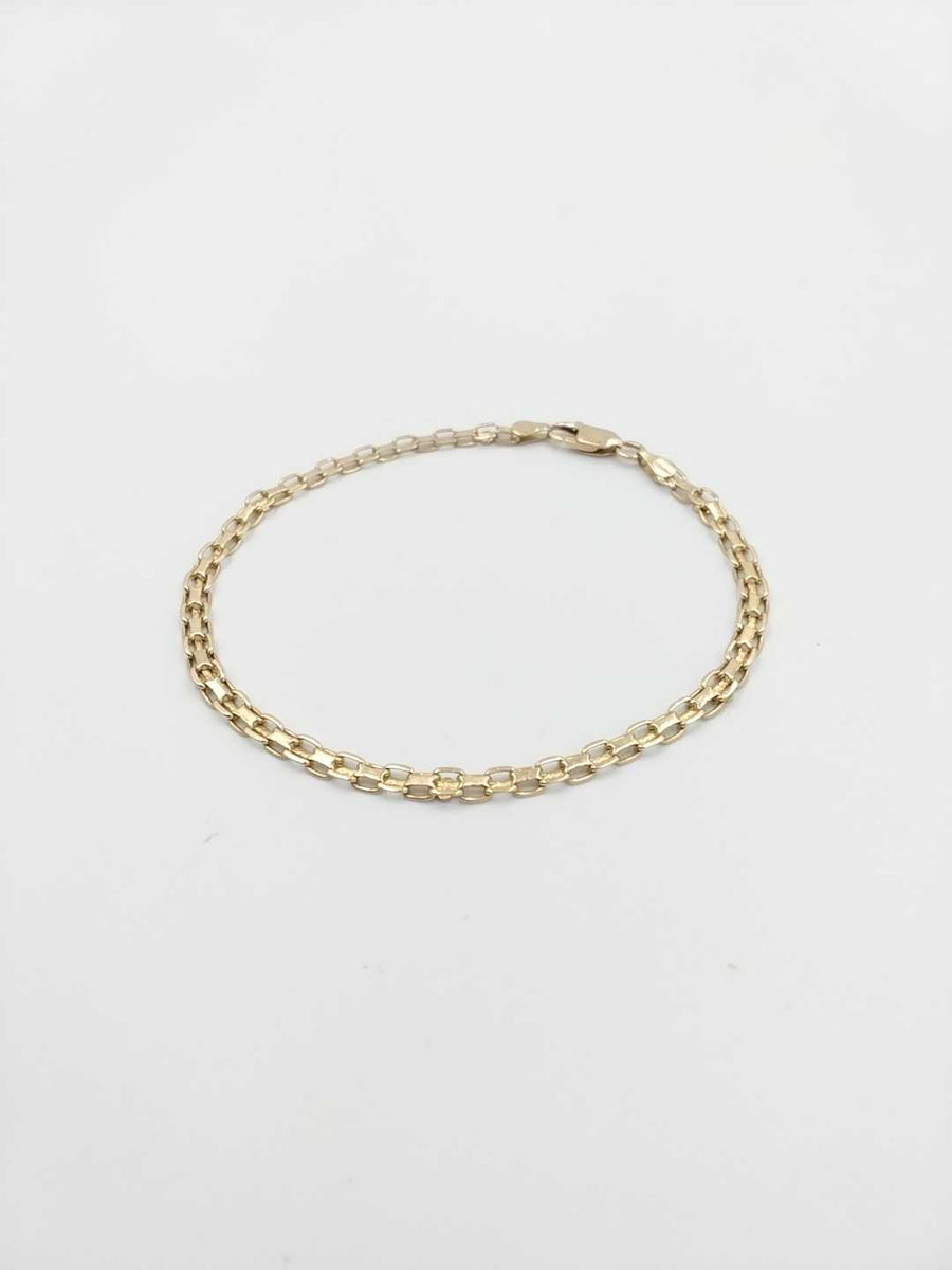 Link Bracelet - Yellow Gold 14k (.585) 4.6 grams 8 inch