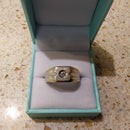 Men's Ring - White Gold 14k (.585) 8.4 grams Size 10