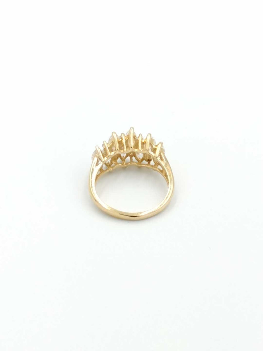 Women's Ring - Yellow Gold 14k (.585) 4.1 grams Size 9.5
