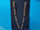 Figaro Chain - Tricolor Gold 14k (.585) 19.4 Grams 24 Inch