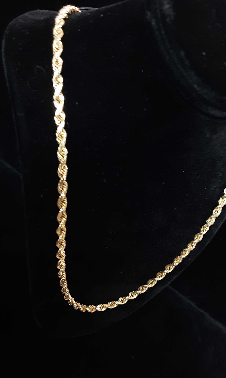 Rope Chain - Yellow Gold 10k (.417) 17.8 grams 20 inch