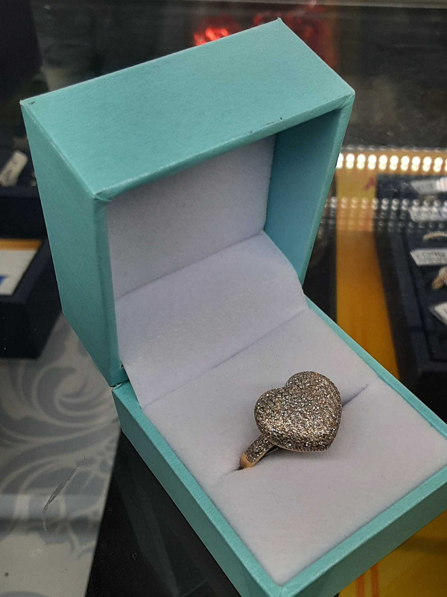 Women's Ring - Yellow Gold 10k (.417) 3.6 grams Size 20