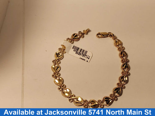 Bracelet - Yellow Gold 10k (.417) 7 grams 8 inch